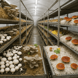 edible mushroom farm